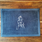 1 Tischset "die Zeit ist Jetzt" Bauernleinen