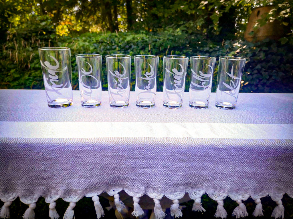 WasserGlas Medium "Vertrauen"