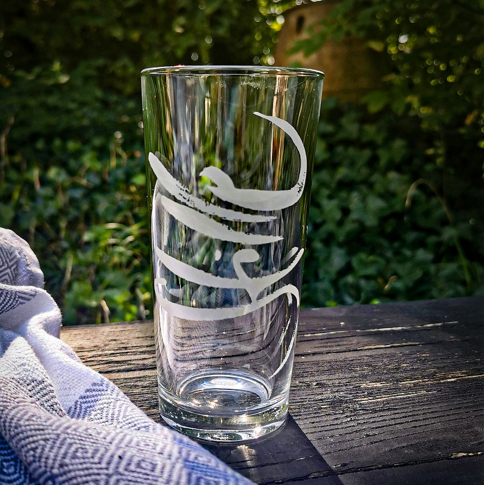 WasserGlas Medium "Stille"