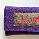 Brillentasche "Ich sehe dich" Lila