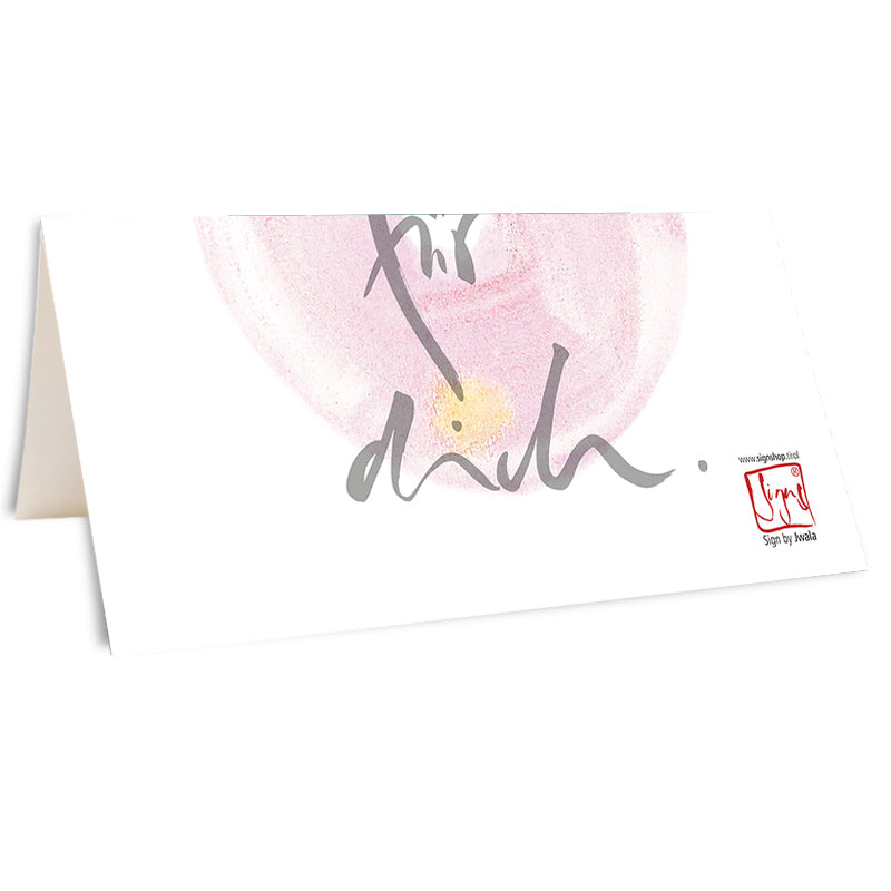 Klappkarte "Danke für dich"