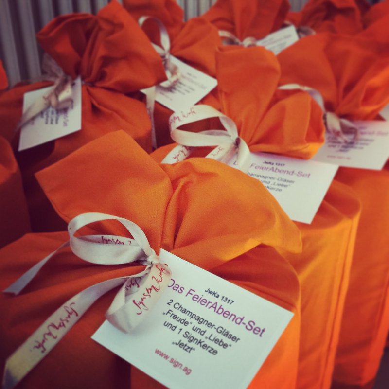 Feierabend-Set "Freude/Liebe"