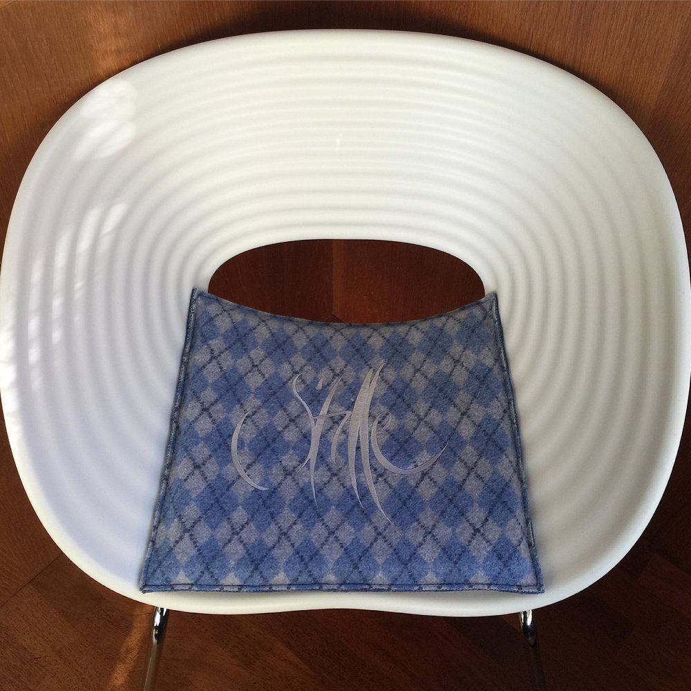 Flachkissen "Stille" (Wollwalk)