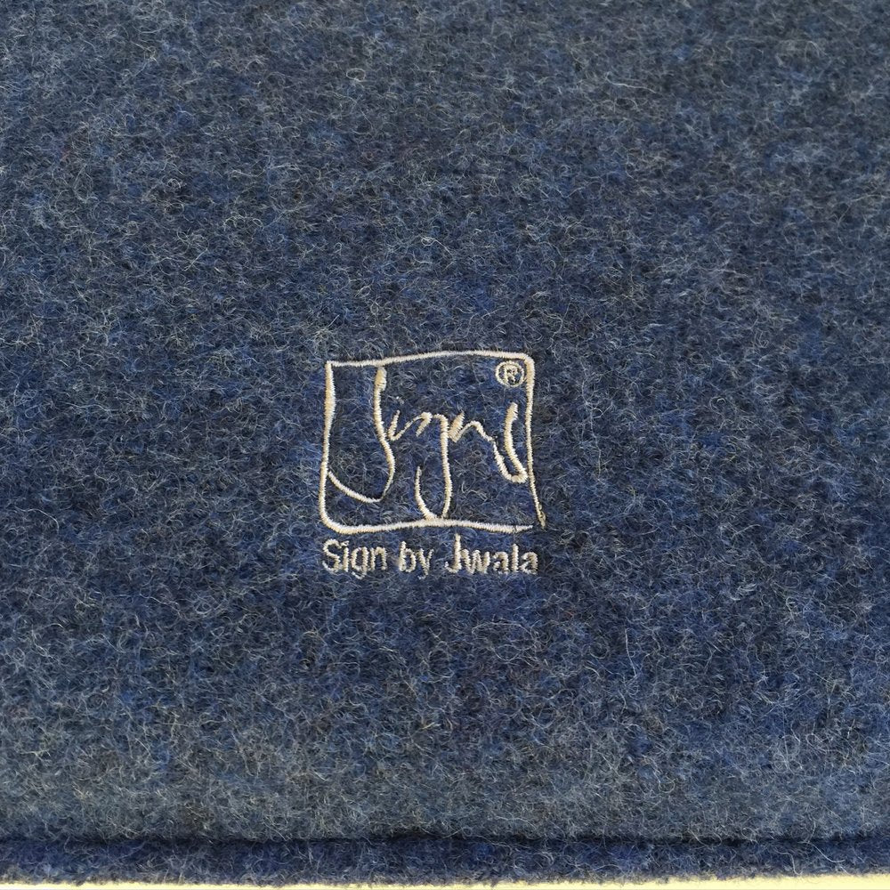 Flachkissen "Stille" (Wollwalk)