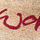 Fußmatte "Komme, was wolle" Rot