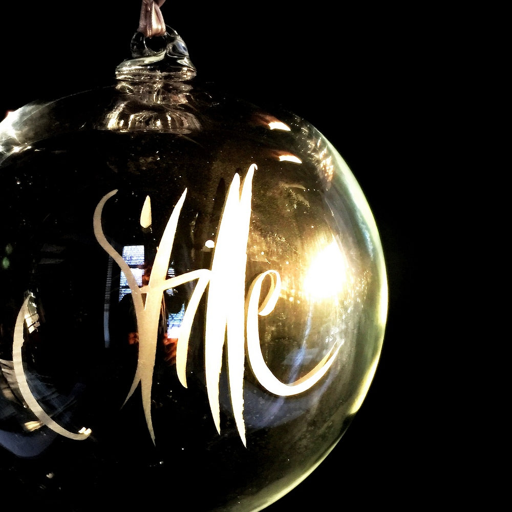 XL-Glaskugel "Stille"