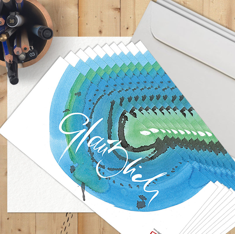 10 Klappkarten "Glaublich"