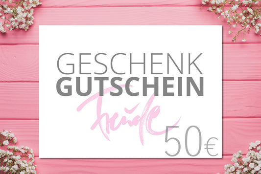 Gutschein im Wert von 50 €