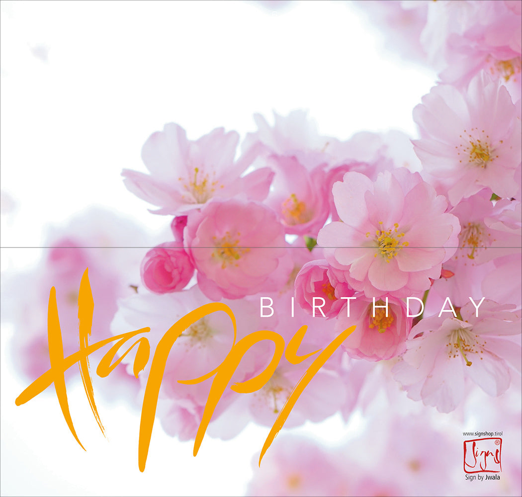 Klappkarte "Happy Birthday" 3