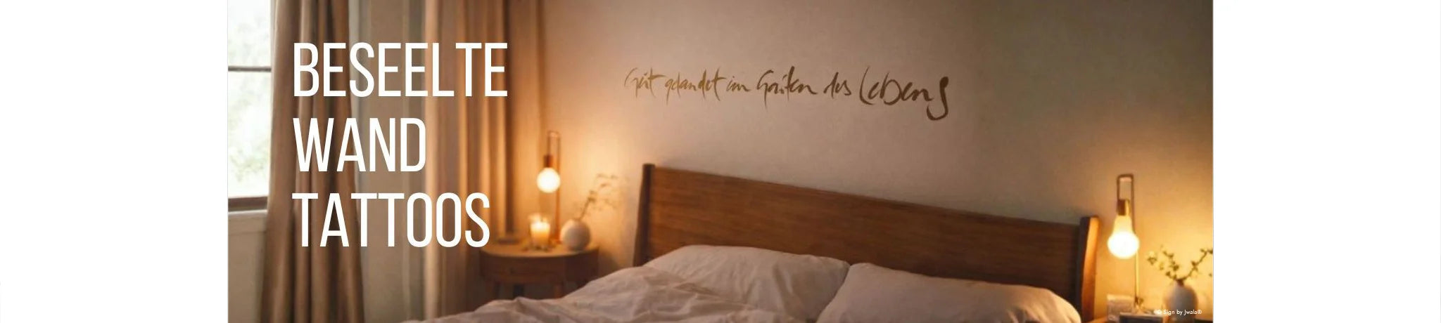 Wandtattoo „Gut gelandet im Garten des Lebens“ aus dem SignShop Tirol – liebevoll gestaltete Wanddekoration mit spiritueller Botschaft, beseeltes Wohnaccessoire für mehr Freude, Inspiration und Bewusstsein im Zuhause.