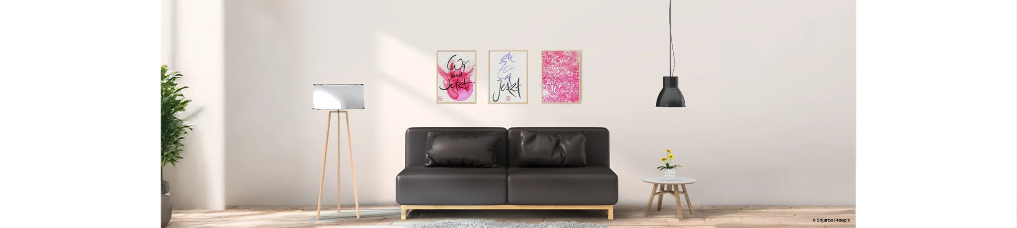 Bilder mit inspirierenden Botschaften aus dem Onlineshop SignShop Tirol – liebevoll gestaltet für ein wohnliches Ambiente.