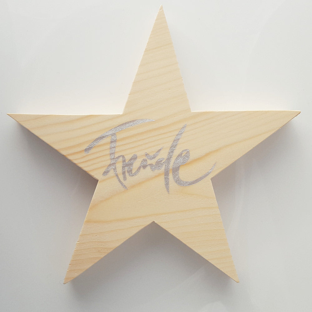 Stern "Stille Freude" Kupfer