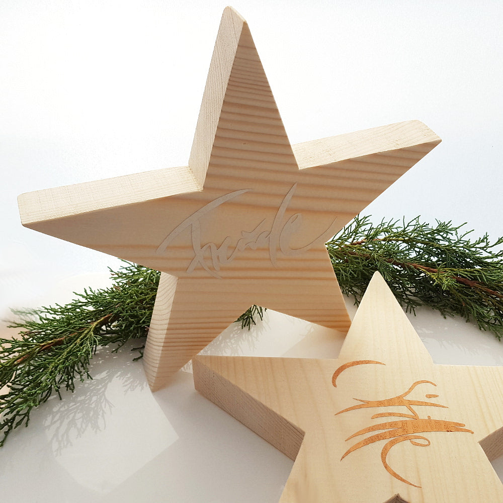 Stern "Stille Freude" Kupfer