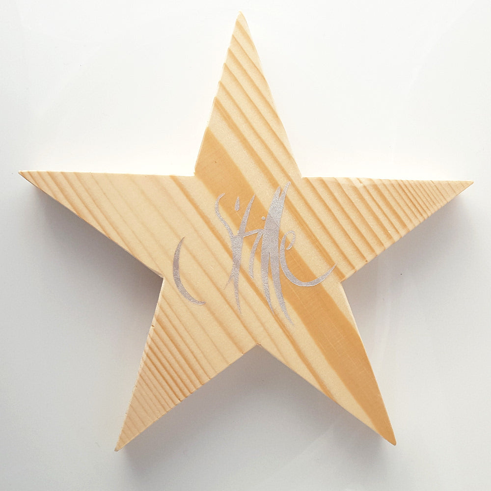 Stern "Stille Freude"Silber