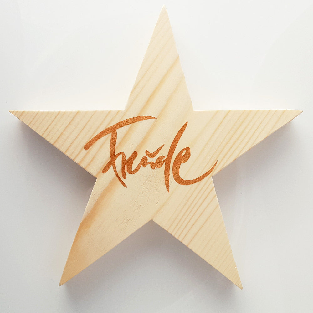 Stern "Stille Freude"Silber