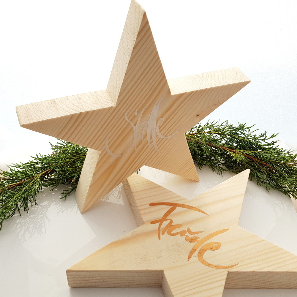 Stern "Stille Freude"Silber