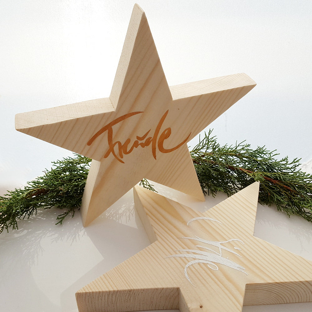 Stern "Stille Freude"Silber