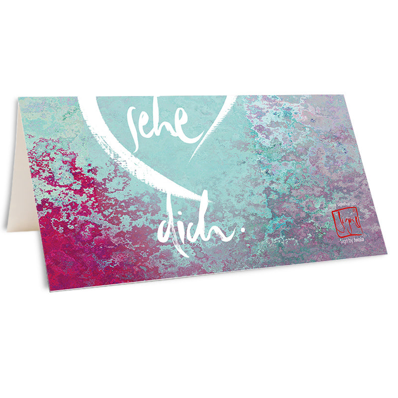 Klappkarte "Ich sehe dich"