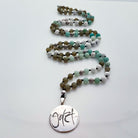 Jetzt-Mala (Howlith Amazonit Labradorit)