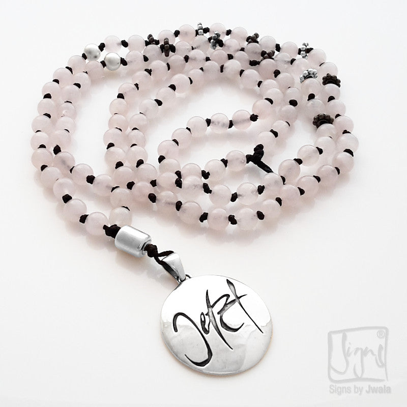 Jetzt-Mala (Rosenquarz)