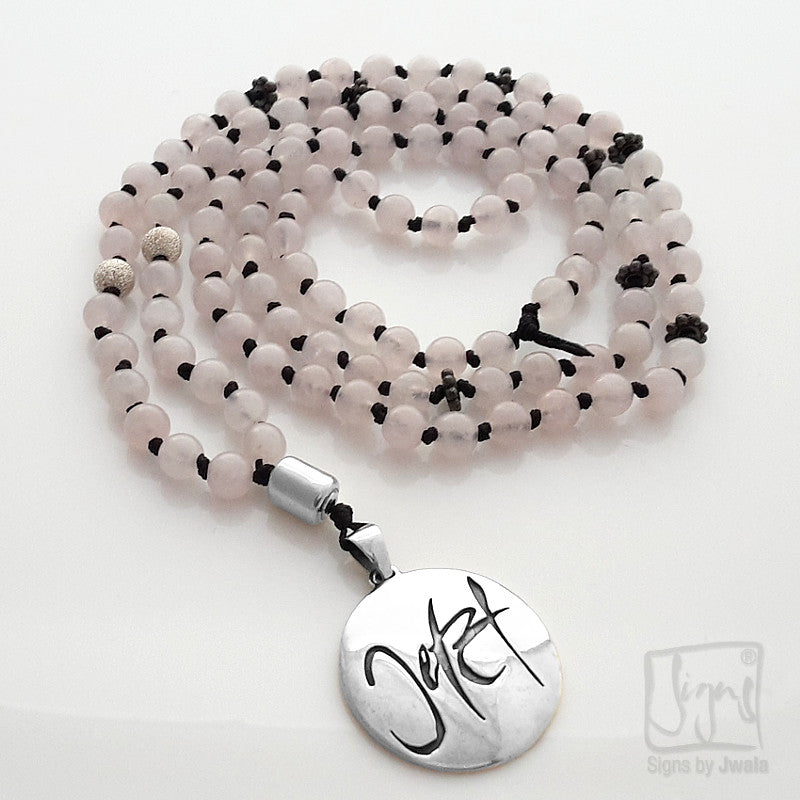 Jetzt-Mala (Rosenquarz)