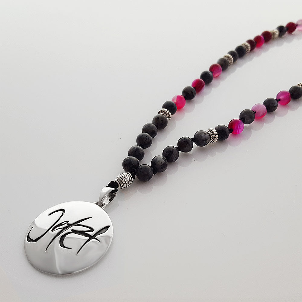 Jetzt-Mala (Labradorit/Achat Rot)