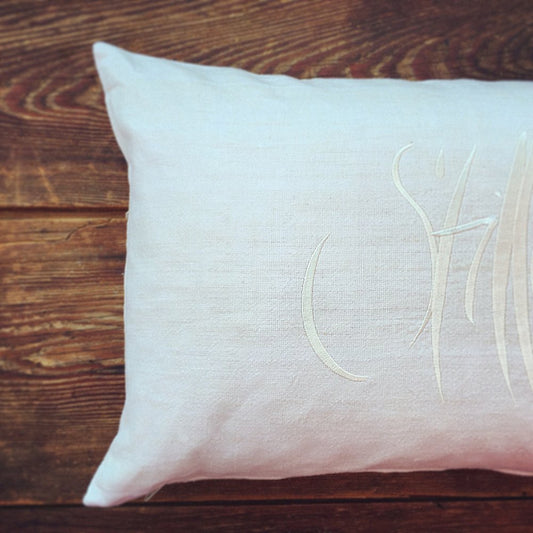 Bauernleinen WoLaZi®-Kissen "Stille"