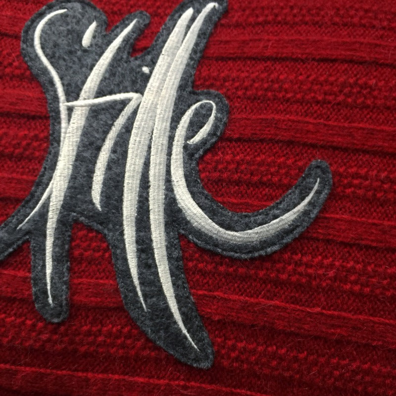 Kissenhülle Wollstrick "Stille"