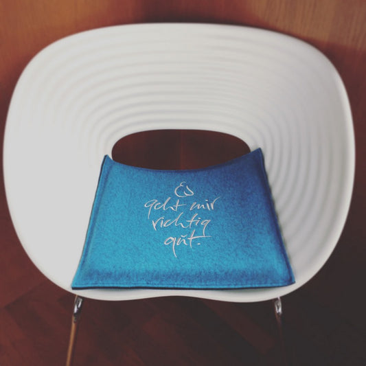 Flachkissen "Es geht mir richtig gut."