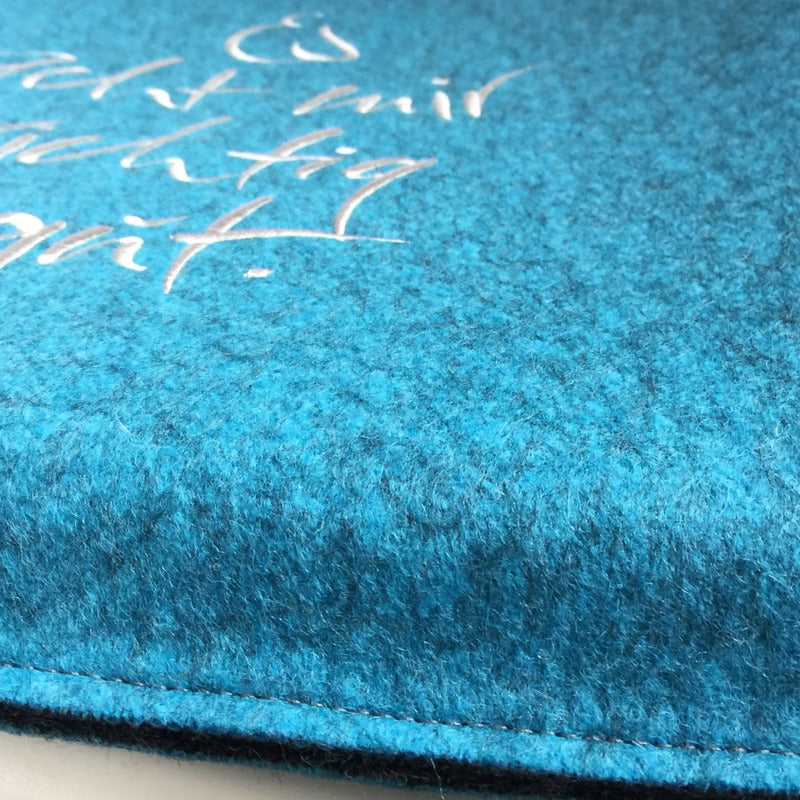 Flachkissen "Es geht mir richtig gut."