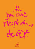 10 Postkarten "Ich bin eine Meisterin..."