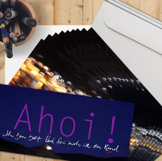 10 Klappkarten "Ahoi"
