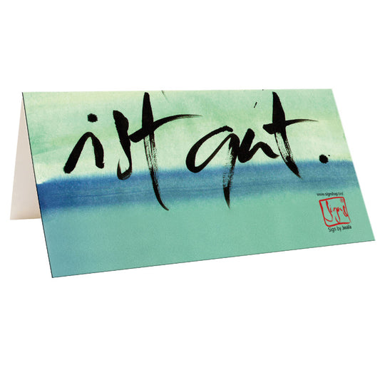 Klappkarte „Alles ist gut.“