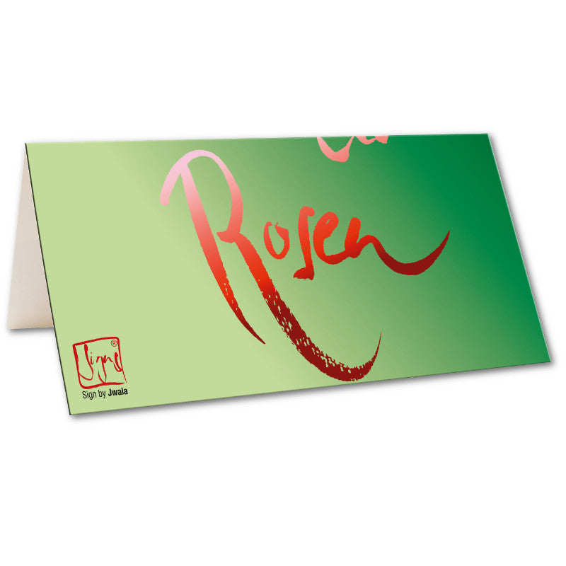 10 Klappkarten "Rosen über Rosen"