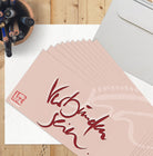 10 Klappkarten "Verbunden sein"