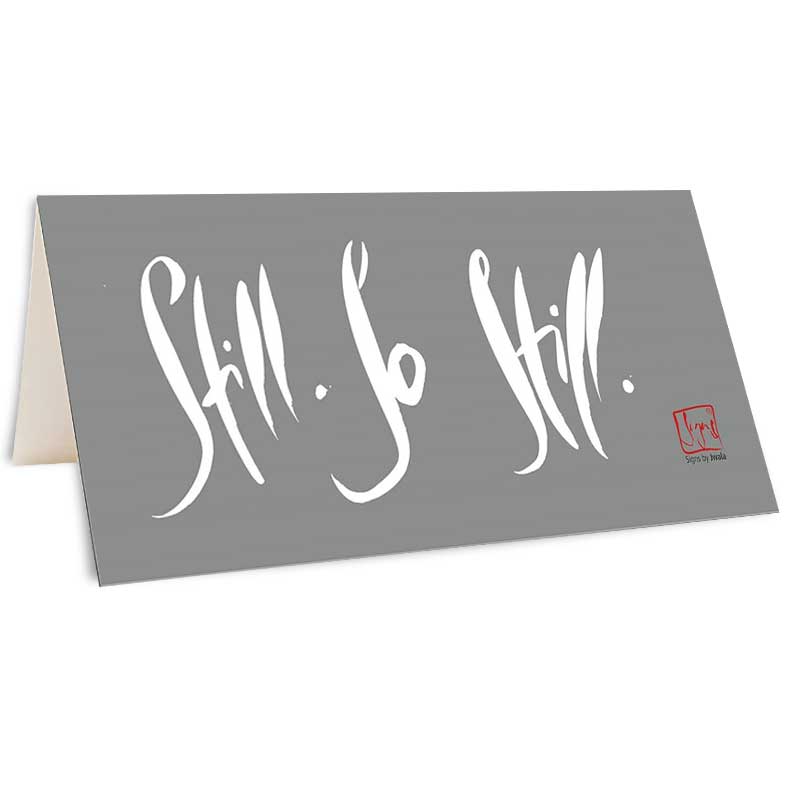 10 Klappkarten "Still. So Still"