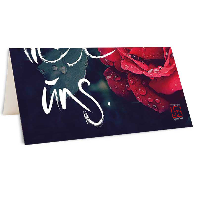 10 Klappkarten "Ich liebe uns"