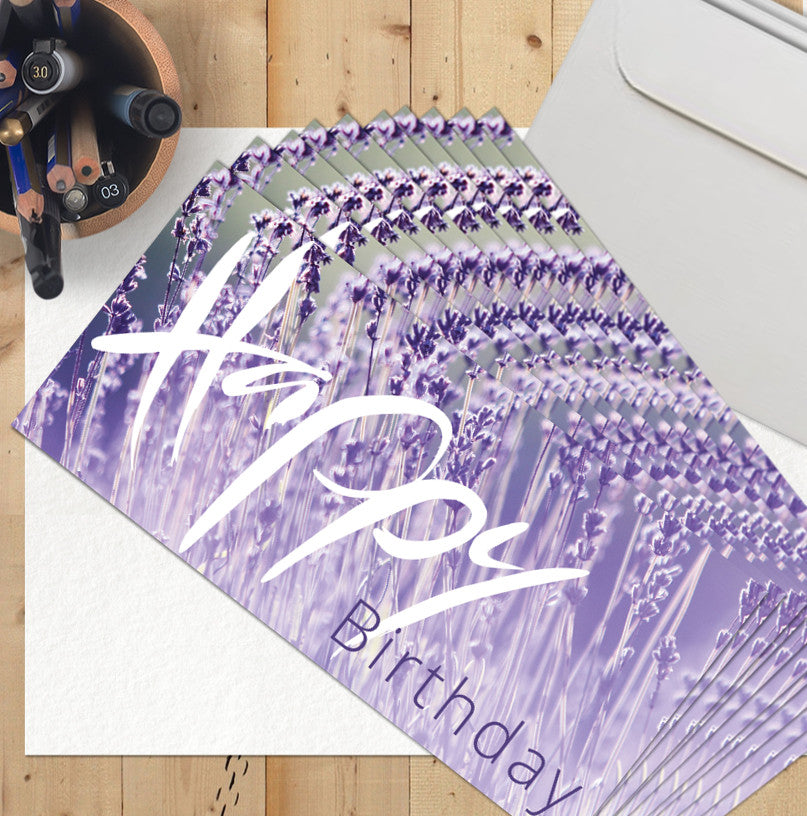 10 Klappkarten "Happy Birthday" 1