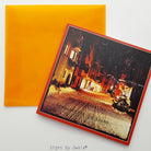 10 Klappkarten "Herausgetreten"