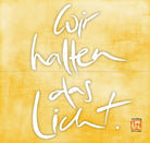 10 Klappkarten "Wir halten das Licht"