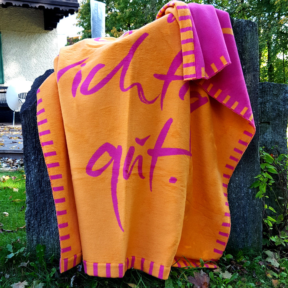 Kuscheldecke "Es geht mir richtig gut"
