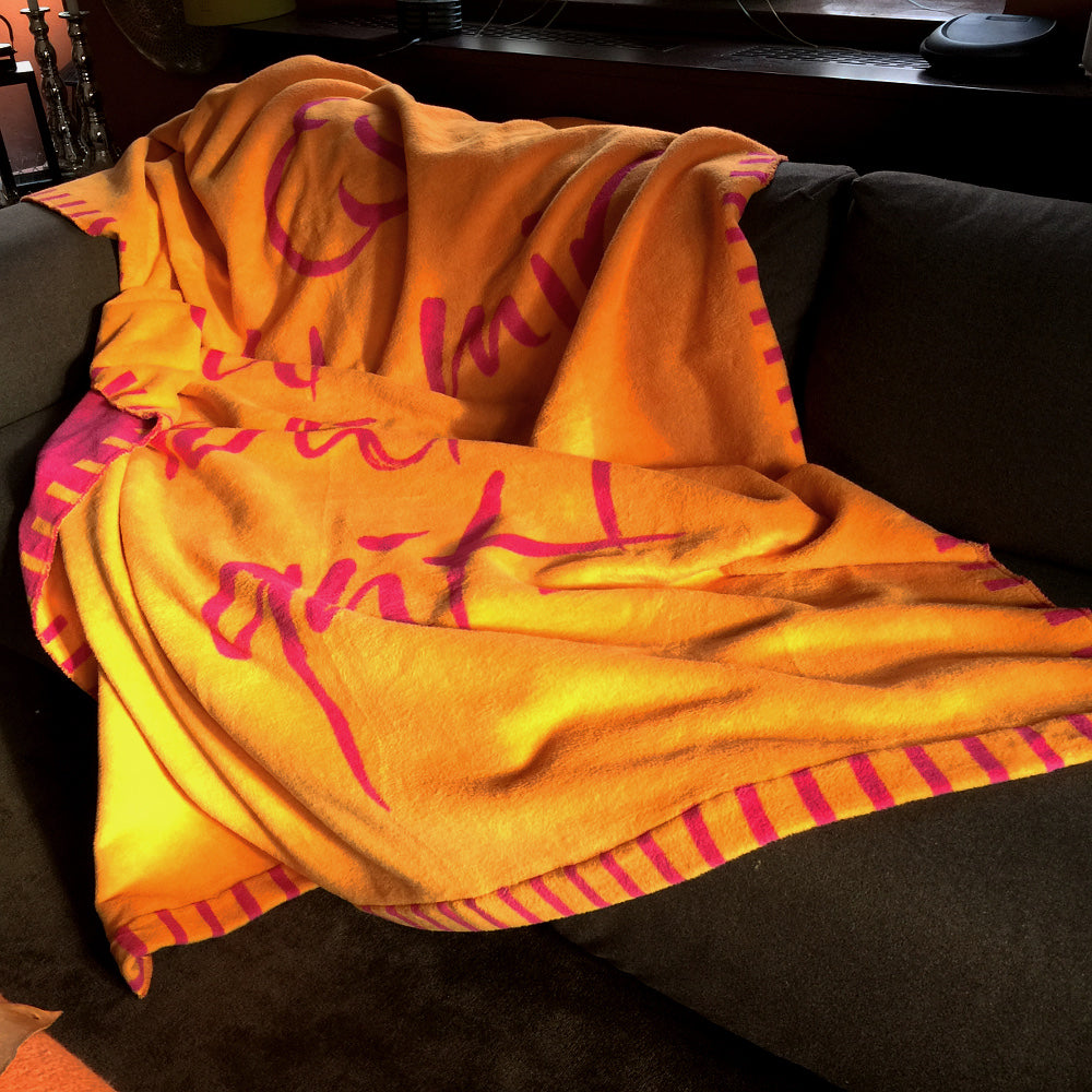 Kuscheldecke "Es geht mir richtig gut"