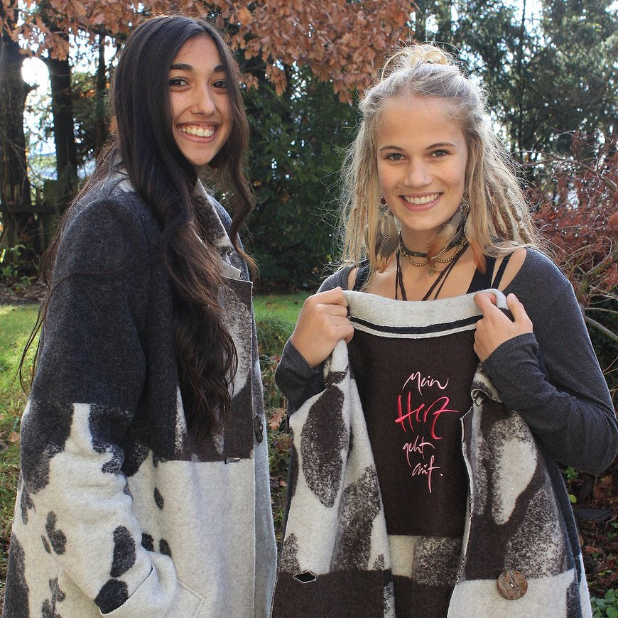 Kuschelmantel "Mein Herz geht auf"