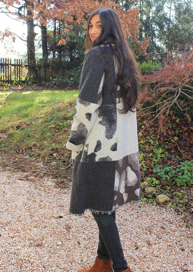 Kuschelmantel "Mein Herz geht auf"