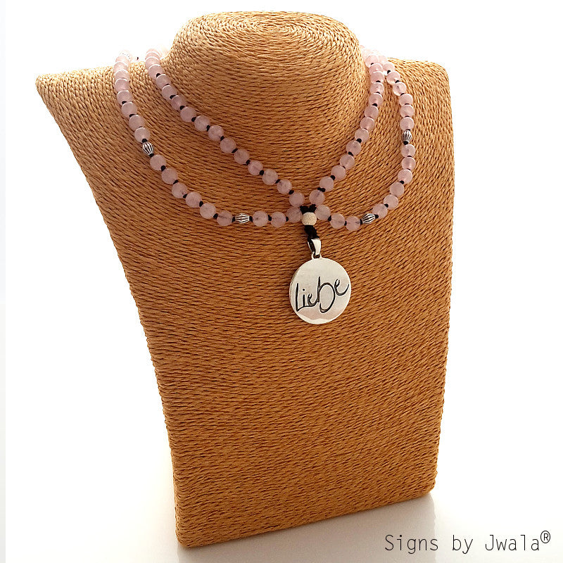Liebe-Collier (Rosenquarz)
