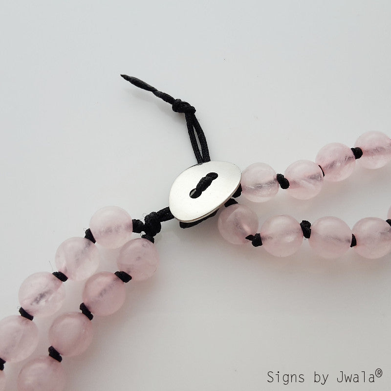 Liebe-Collier (Rosenquarz)