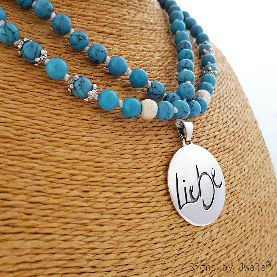 Liebe-Collier (Türkis)