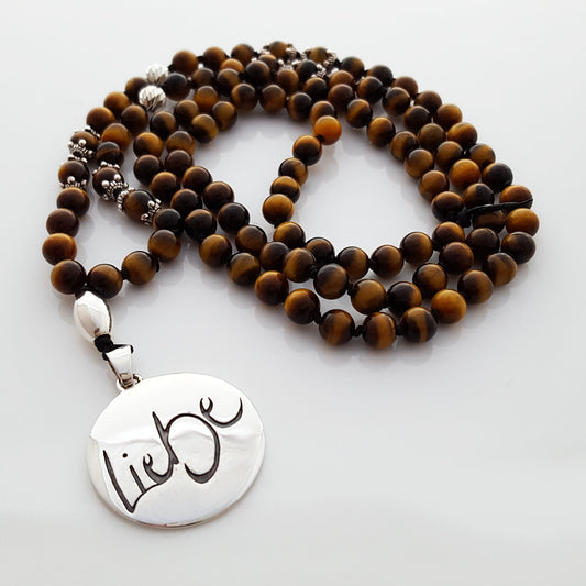 Liebe-Mala (Tigerauge)