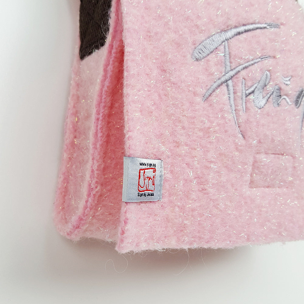 MiniBag "Freude" GlitzerRosa