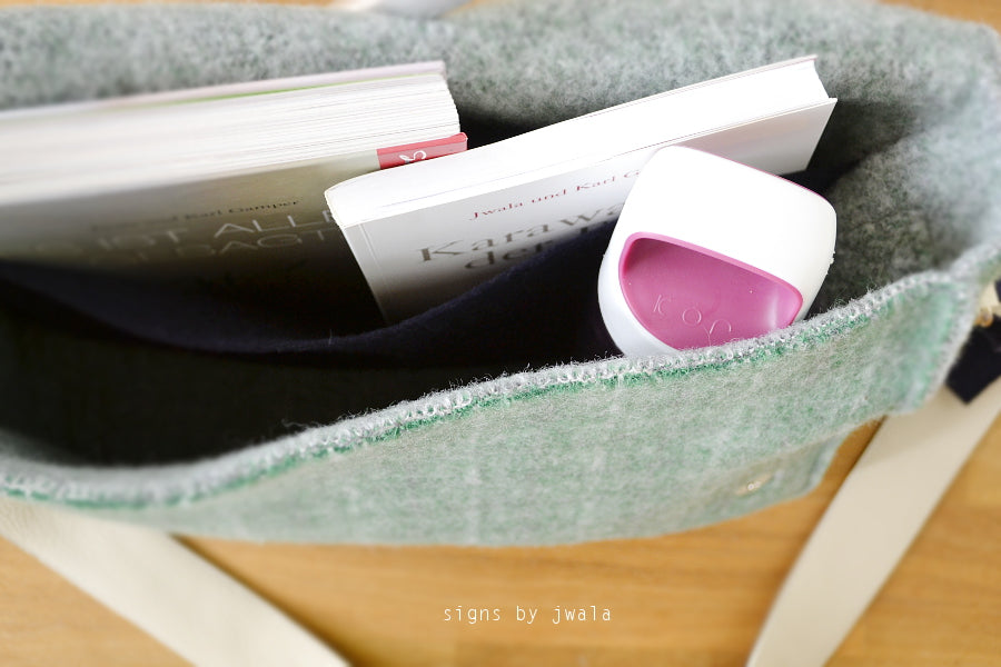 Schultertasche "Freude"